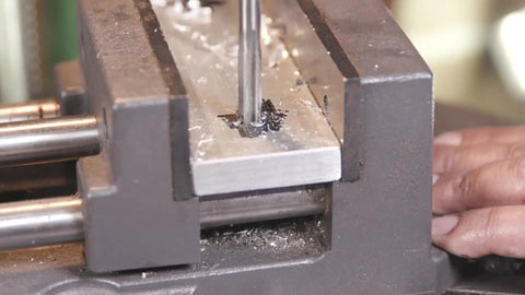 One Eighth Inch High Speed Steel Straight Shank Chucking Reamer DWR Series for pro grade hole drilling in metalwork setup
