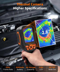 Infrared Thermal Camera With Laser Pointer 320x240 LCD Screen 9 Thermal Palettes 256x192 TISR Resolution Pro Level Thermal Imaging