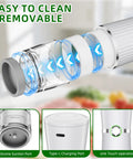 Handheld Food Vacuum Sealer That Keeps Food Fresh Up To Ten Times Longer With Powerful Suction And One Touch Seal
