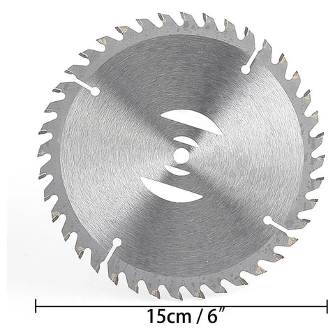 7 Piece Carbide Tipped Grass Trimmer Blades Set For 6 Inch 40 Teeth Replacement Weed Wacker Blades For Electric String Trimmers