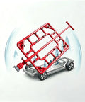 Rock Solid Electric Vehicle Chassis Cooling Setup With Twenty Four Water Mist Nozzles And Quick Hydrant Hookup for electric vehicle battery cooling.
