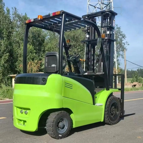 Heavy Duty Electric Forklift With LED Light And Safe Driving Axle For Warehouse And Outdoor Site Material Transport