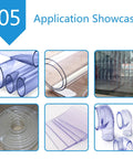 Clear PVC Welding Rods Set Of 25 For Aquarium Repair And PVC Projects Pro UPVC CPVC Welder Sticks With Transparent Joints For Invisible Seams And Clean Strong PVC Repairs, clear rods in application showcase