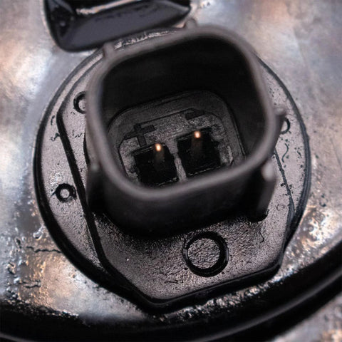 Close-up view of connector in Drop-In Rear Wheel Bearing and Hub Assembly with ABS and Five Lug for Toyota Camry RAV4 Avalon C-HR and Lexus ES 2018 to 2024 FWD models replacement kit for easy install and durable performance.