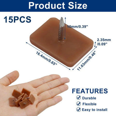 Grab These 15 Square Tack In Drawer Glides To Get Your Drawers Sliding Like Butter Smooth As Silk Furniture Hardware Replacement Parts For Dresser Repair And Cabinet Fixes Fast, showing size and details.
