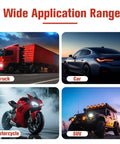 LED Brake Light Flasher Module For 12V-24V Vehicles Red Tail Light Strobe With Smart Brake Pattern on truck, car, motorcycle, SUV