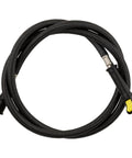 Replacement Pull Down Sprayer Hose With Quick Connect For Indira Kitchen Faucet 61 Inch Black, coiled with yellow connector