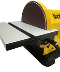 Heavy Duty 4 By 36 Belt And 8 Inch Disc Sander With 7 Amp Motor for precision woodworking, featuring die cast aluminum tables.