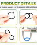 Cylinder Seal Kit For One And A Half Inch Bore Hydraulic Loader Cylinders Fits Loader Models 40 44 60 70 70A, detail view