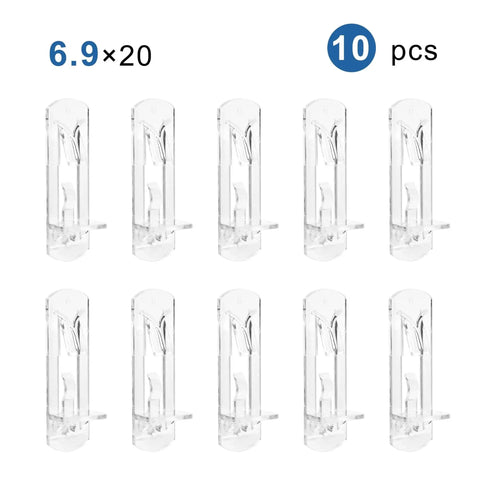 10 pieces of 30 Piece Cabinet Shelf Clips Set Plastic Support Pegs Transparent Holder Pins Shelf Brackets displayed
