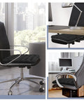 Soft Velvet Office Chair Cushion Pad With Non Slip Silicone Back For Computer Desks And Kitchen Chairs, Black