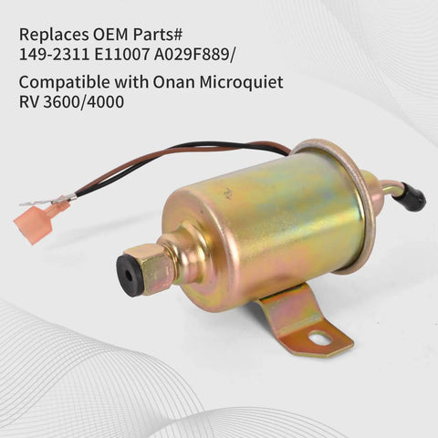 DIY Ready Fuel Pump Tune Up Kit For Onan MicroLite MicroQuiet RV 4000 Generator fuel pump part number 149-2311