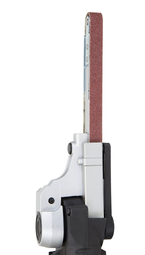 Side view of Variable Speed Detailing File Sander With 1/2-By-18-Inch Belt, Auto Tracking, No-Fuss Belt Change, Pivot Up To 55 Degrees