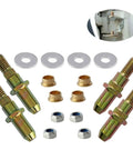 Door Hinge Pin And Bushing Repair Kit For 1999 Up GMC Sierra Silverado Chevy Truck SUV With 4 Zinc Plated Pins And 4 Bushings