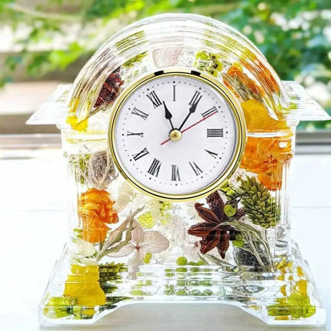 4 Piece Clock Parts Kit for Resin Mold and Epoxy Casting Great for DIY Clock Making and Resin Crafts Use These Clock Pieces