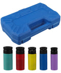 Top Tier Impact Lug Nut Socket Kit With Tire Protection Sleeves For Fast Car And Bike Wheel Repair Quick Release Driver Design Saves The Day, blue case and five sleeves