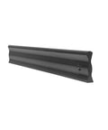 6 Inch Anodized Aluminum Straight Edge Bar Dead Flat Surface Gauge With Zero Point Zero One Tolerance Precision Ruler side view