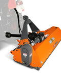 72 Inch Three Point PTO Flail Mower with Eight Inch Left Right Hydraulic Side Shift for 45 85 HP CAT 1 Tractors, side view