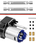 Heavy Duty Metal Transmission Gearbox And Drive Shaft Compatible With Mn82 Lc79 Mn78 One Twelve Scale Rc Car Badass Upgrade Parts Cnc Machined components.