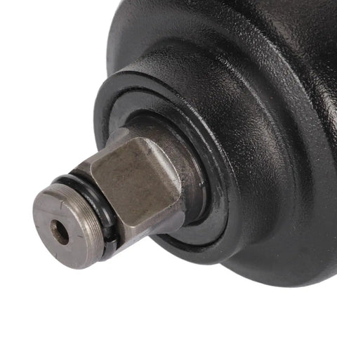 Close-up view of Heavy Duty Pneumatic Air Impact Wrench 1/2 Drive 520Nm Torque steel connector for auto shop repairs.