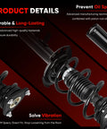 Front Complete Strut Assembly Two Piece Kit For Ford Focus 2013 2018 Quick Struts Replacement With 172907 172908