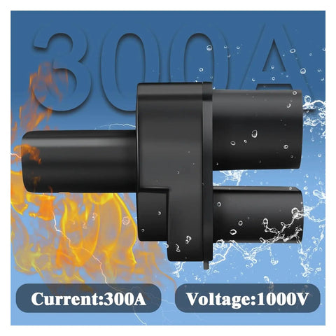Dope CCS2 To Tesla EV Charging Adapter Rated 300 Amps For Rapid Electric Vehicle Juice, showing durable ABS construction.