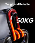 Close-up of Solar Extension Cable 10 AWG 20ft With MC4 Connector And 8ft With OT Connector, coiled, red and black