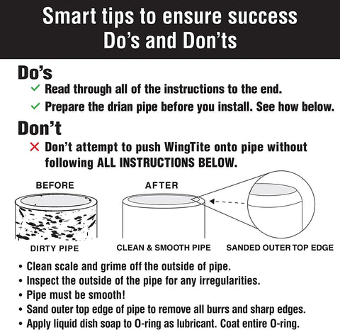 Smart tips and instructions for Pro Grade New Construction Shower Drain Top Install 2 Inch PVC And ABS UPC Approved product.