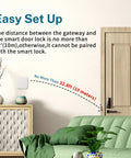 Setup guide for TTLock WiFi Gateway For Smart Locks Easy Bridging Hub With Alexa Voice Control Remote Unlocking And Activity Logs