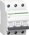 Boss Level 3 Pole Circuit Breaker With 25 Amp Type B Curve And 6 Ka features a sleek white design and automatic shutoff capabilities.