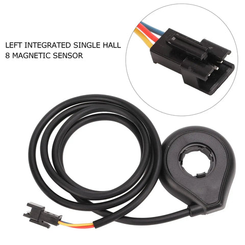 Pro Grade Pedal Assist Sensor With Eight Magnet Design And Single Hall Sensor For Easy E Bike Conversion Ride Ready For Mountain Trails City Commutes And Daily Cycling