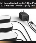 16 Foot Extension Cable For Hue Play Light Bar Black 1 Pack Extend Your Hue Setup With Long Reach No Brainer Easy Plug In