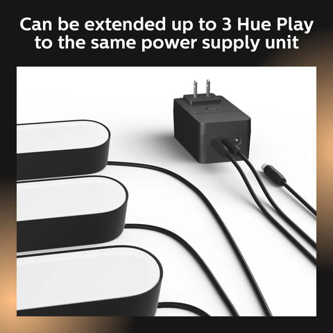 16 Foot Extension Cable For Hue Play Light Bar Black 1 Pack Extend Your Hue Setup With Long Reach No Brainer Easy Plug In