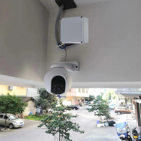 Installed IP65 Weatherproof 8 By 8 By 4 Inches ABS Junction Box Outdoor Electrical Enclosure Dustproof Waterproof Conduit Box for projects