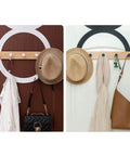 Heavy Duty Door Hanging Coat Rack And Wall Mounted Hooks For Mudroom Setup Zero Hassle Installation storing hats and bags.