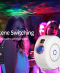 Smart Galaxy Star Projector With Nebula Night Light, 16 Million Colors, App And Voice Control, LED Northern Lights projector at party