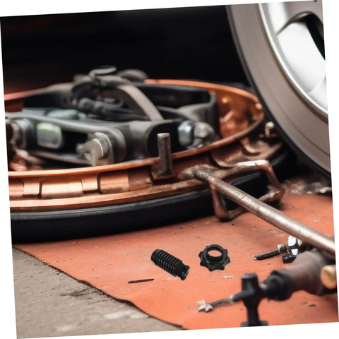 Heavy Duty Spare Tire Hold Down Bolt For Secure Tire Mounting And Easy Tightening Go To Car Spare Wheel Hardware on ground