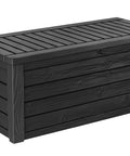 Beefy Westwood 150 Gallon Resin Outdoor Storage Box For Patio Furniture Cushions Garden Tools And Pool Floats Lockable Weather Resistant Deck