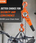 Manual Lever Chain Hoist 0.75 Ton 1650 Lbs 10 Ft Come Along Weston Double Pawl Brake in use lifting motorcycle