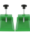 Two Pack Universal Tractor Bucket Edge Protectors For Most Loaders, Built Tough On Heavy Duty Steel With Durable Green Powder Coating