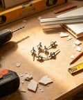 Heavy Duty Blind Rivets Kit For Metal Projects with drill and tools on a workbench