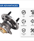 Rear Wheel Hub Bearing Assembly Direct Fit For Buick Allure Lacrosse Century Regal Impala Monte Carlo Aztek Grand Prix Pontiac Models Non ABS