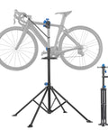Heavy Duty Bike Repair Stand for Easy Home Maintenance, Height Adjustable and Foldable Bike Work Stand With Tool Tray