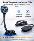 Level Up Your EV Life With This Rock Solid 10 Inch Nema 14-30 Wall Adapter, Smart chip and sturdy design for stable charging.