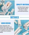 166 Piece Wire Ferrules Kit With 8 Sizes From 2/0 To 12, Silver Plated Copper Crimp Terminals, Non Insulated Ferrules, Pin Cord Ends, DIY Friendly All In One Assortment For Electronics, Auto, Marine And Home Projects