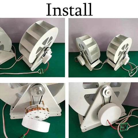 Compact Micro Hydroelectric Power Generator For Outdoor Lighting And Off Grid Power Low Speed Disc Type Water Turbine System