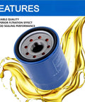 Features of Honda Oil Filter 10 Pack For GX610 GX620 GX630 GX660 GX670 GX690 Engines Replacement Parts 15400-PLM-A01 15400-PLM-A02