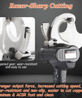 Cordless Hydraulic Cable Cutter With Rechargeable Power, Electric Cable Cutter for copper, aluminum and steel core wires, close-up gear