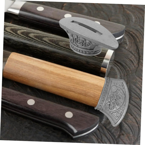 Two Piece Knife Bolsters And Finger Guard Kit For DIY Knife Making And Safe Handle Construction Ideal For Custom Knives