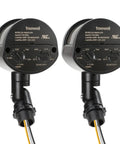 Back view of Two Pack Motion Sensor Floodlight Detector With 180 Degree Coverage Adjustable Time And Sensitivity Up To 60 Feet Range